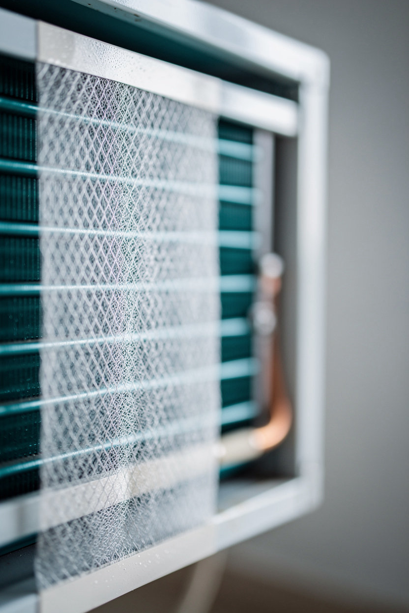 Clean air conditioning coil and cooling system serviced by Thermo Dynamics Engineering in Doha, Qatar before the summer heat